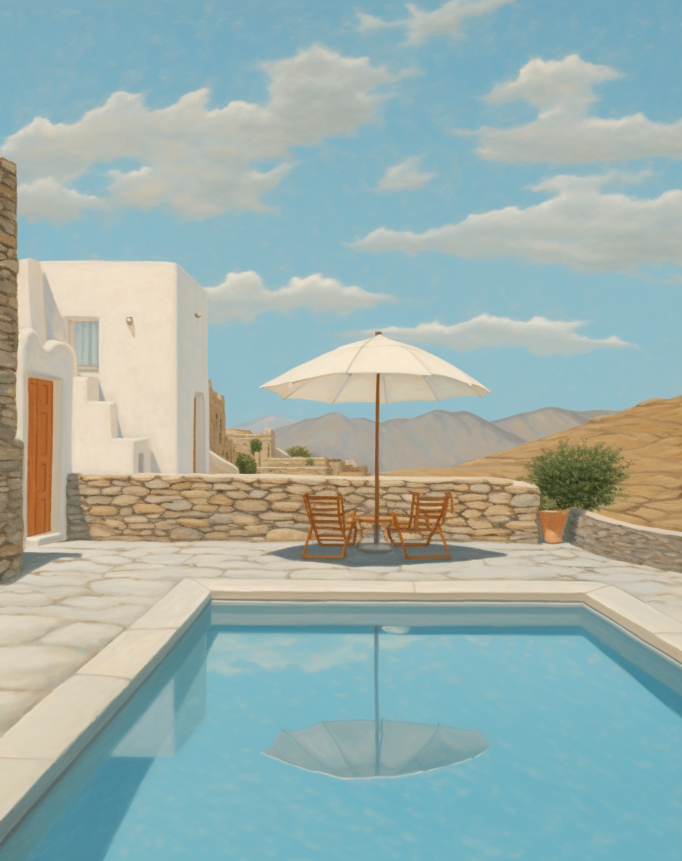 Rebeccachenw_a_pool_that_has_stone_paved_wall_and_a_umbrella_in_f46a525f-ac4c-4590-bd03-324c75154505